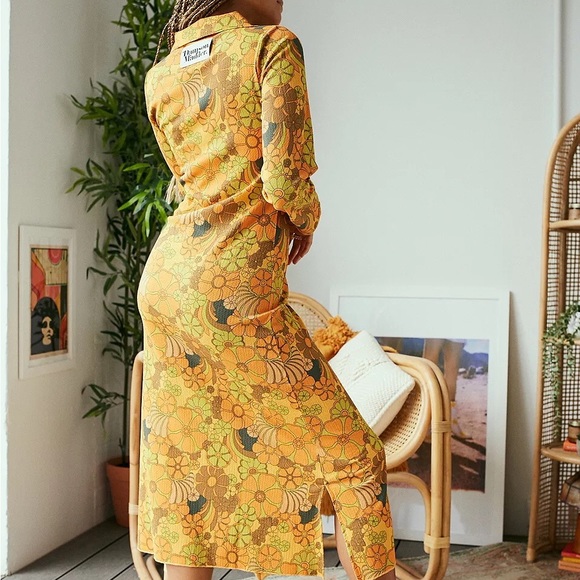 NWOT Urban Outfitters Damson Madder Dolly Psychedelic Maxi Dress Sz 2 / 4 Z81-4 - Picture 8 of 11